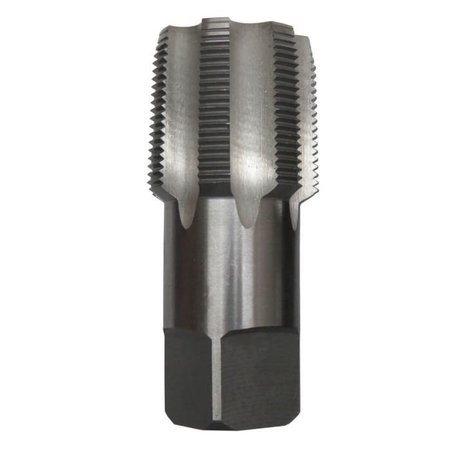 TAP AMERICA Pipe Tap, Series TA, Imperial, 1121112 Size, NPT Thread Standard, 7 Flutes, Right Hand Cuttin T/A64012